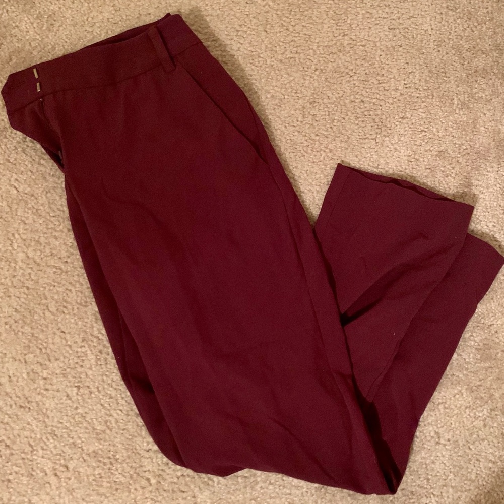Maroon NY&Company Dress Pants